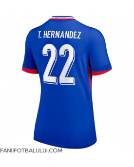 Franța Theo Hernandez #22 Echipament de Fotbal Replică European 2024 Femei Acasa